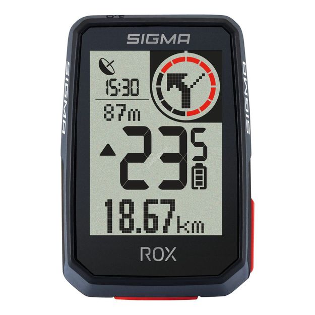 Komputer rowerowy Sigma ROX 2.0 BLACK TOP MOUNT SET