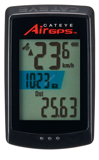 Licznik rowerowy CATEYE AIR GPS CC-GPS100 czarny