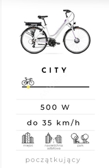 Zestaw do konwersji roweru - Rapid CITY 500W