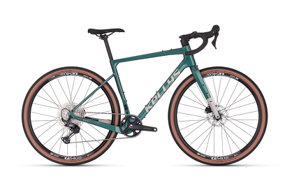 Rower Gravel Kellys Soot X90 Emerald Green