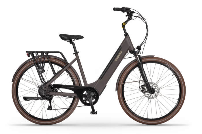 Rower elektryczny EcoBike X-city Coffee 19'' - Ubezpieczony