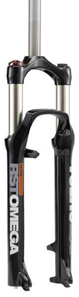 Amortyzator RST OMEGA 26 RL (manetka), 100mm, 28,6x260x0, czarny, Disc/V-Brake, oś 9mm