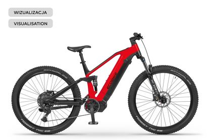 Rower elektryczny Ecobike RX 500 MAX Black Red - Ubezpieczony