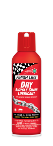 Olej rowerowy Finish Line DRY LUBE BN Ceramic 240ml aerozol