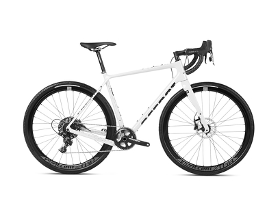 Rower gravel Accent Freak Carbon Apex biały + ebon 200zł