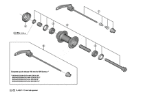 Piasta przednia SHIMANO CUES HB-QC400 CENTER LOCK 100 mm Czarna - 2