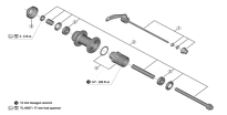 Piasta tylna SHIMANO FH-QC400-HM QR 8–11-rzędowa CENTER LOCK czarna - 2