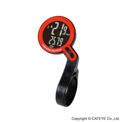Licznik bezprzewodowy CATEYE Quick CC-RS100W LCD czarno-czerwony