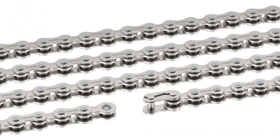 Łańcuch CONNEX 7E8 nikiel, 124 ogniw + spinka spring clip