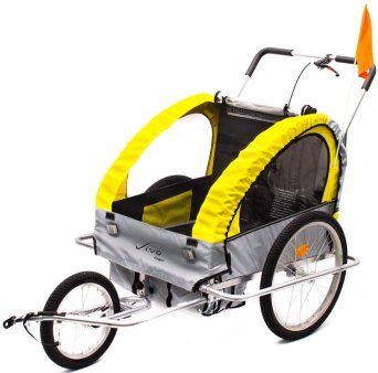 Przyczepka rowerowa Vivo Voyager BT-001 dla 2 dzieci