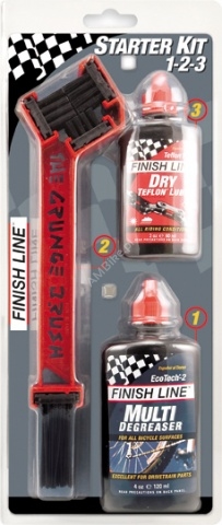 Szczotka Finish Line Grunge Brush + EcoTech-2 + Teflon Plus 60 ml