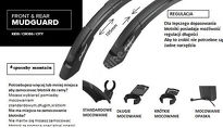 Błotniki rowerowe Polisport Expander City 51 26