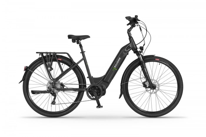 Rower elektryczny EcoBike D2 City Black 19'' - Ubezpieczony