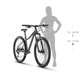 Rower Mtb Kellys Vanity X80 Graphite Grey 29