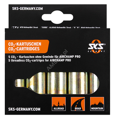 Naboje SKS CO2 do pompki Airchamp Pro 5*16g
