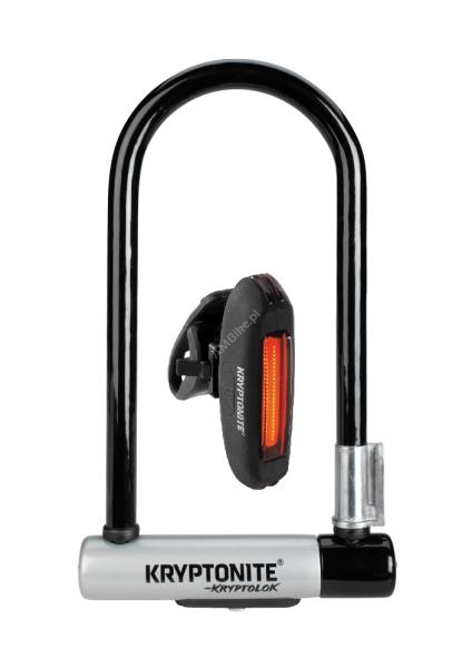 U-LOCK KRYPTONITE KRYPTOLOK STD + lampa tylna AVENUE R-20