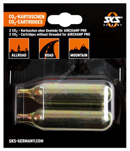 Naboje SKS CO2 do pompki Airchamp Pro 2*16g