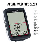Licznik rowerowy Sigma  BC 10.0 WL ATS - 10
