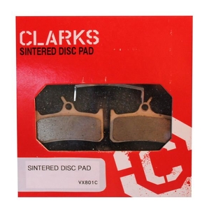 Okładziny hamulcowe CLARK'S VX801 Organiczne Shimano Deore XT, Cleg DH, Grimeca 8/16, Sram/Hope Mono 4/5