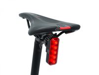 Lampa tylna AUTHOR XYRIUS Brake 400lm USB o 40h świecenia + przejsciówka na bagażnik + pilot - 6