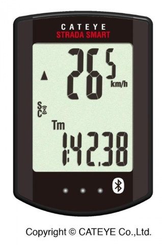 Licznik bezprzewodowy Cateye STRADA SMART CC-RD500B czarny (ISC-12;HR-12)