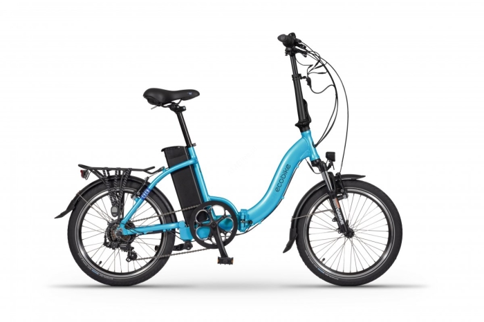 Rower elektryczny składak  EcoBike Even Ocean Blue - Ubezpieczony