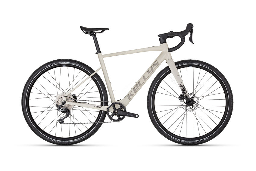 Rower gravel elektryczny Kellys e-Soot 70 Ivory White