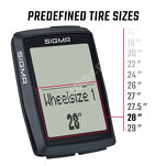 Licznik rowerowy Sigma BC 14.0 WL STS - 11