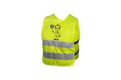 Kamizelka odblaskowa dla dzieci zapinana na rzep. STARLIGHT POLICE