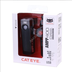 Zestaw lamp Cateye AMPP 400 AMPP400 HL-EL084RC / SL-LD160RC