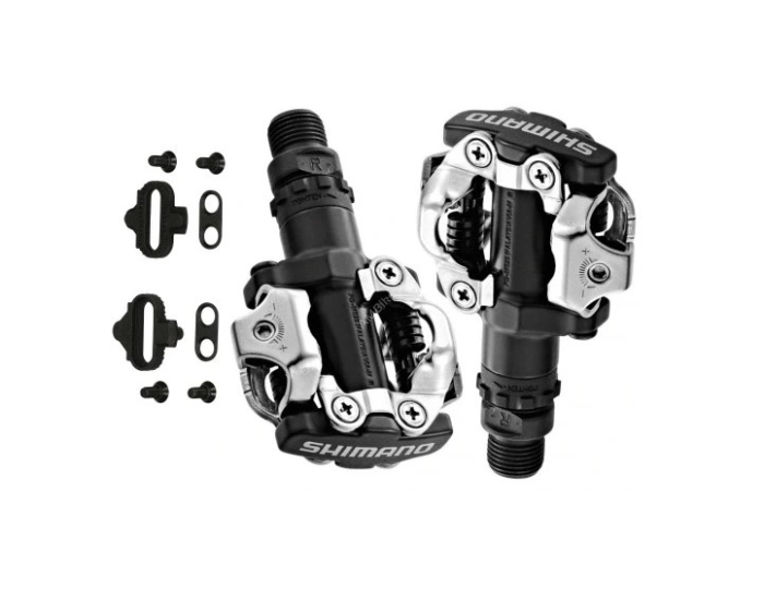 Pedały Shimano SPD PD-M520 czarne + bloki