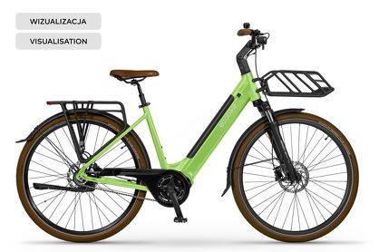 Rower elektryczny Ecobike LX 100 Automatic Green - Ubezpieczony