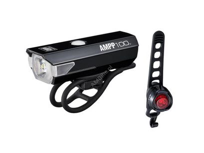 Zestaw lamp CatEye AMPP100/SL-LD160-R