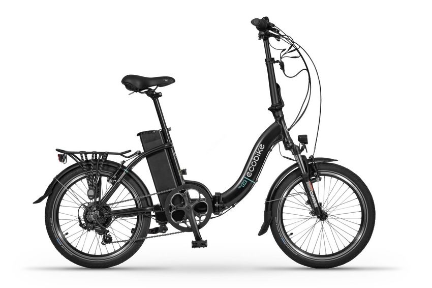 Rower elektryczny składak Ecobike Even Black LG 17,5Ah, 630Wh do 140km
