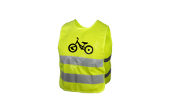 Kamizelka odblaskowa dla dzieci zapinana na rzep. STARLIGHT BIKE