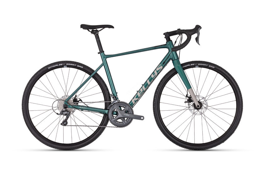 Rower Gravel Kellys Soot X30 Emerald Green
