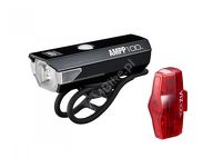 Zestaw lamp + liczmnik Cateye HL-EL041RC / TL-LD800B / CC-VT230W - 3
