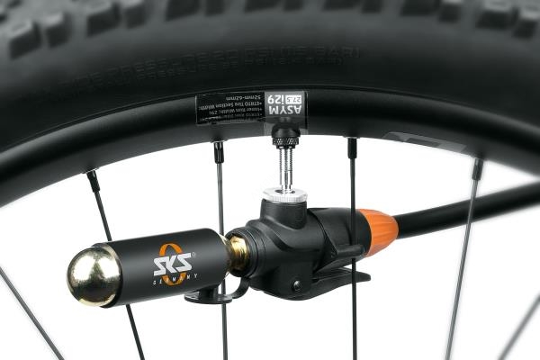 Końcówka węża SKS TL-HEAD-SET TUBELESS HEAD SET + łyżki i 2 naboje 16g