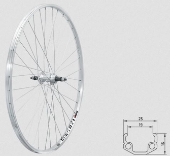 Koło tylne Kellys KLS EVENT R, 28", silver
