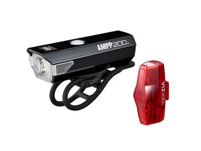 Zestaw lamp Cateye HL-EL042RC AMPP 200 lumenów / ViZ100